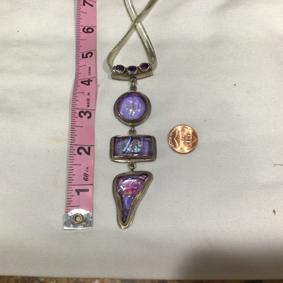 925 sterling silver very unique necklace. - Picture 6 of 6